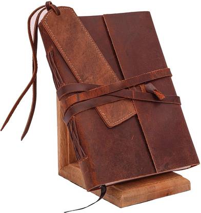 CRAFT CLUB Finished Leather Journal With 100% Handmade Paer A5 Diary Unruled 200 Pages