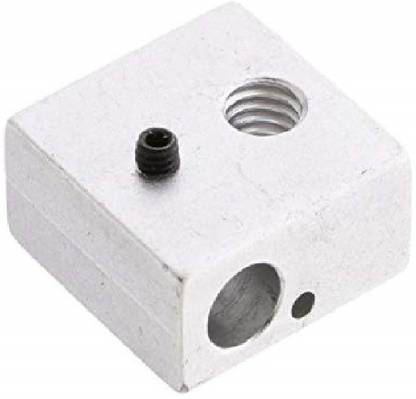EMERGING TECHNOLOGIES Aluminum Heater Block for 20x20x10mm MK7 MK8 3D Printer Educational Electronic Hobby Kit
