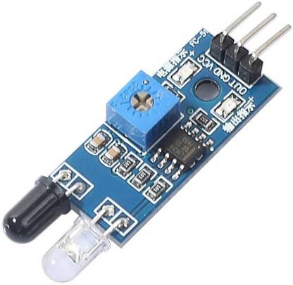 Robotronics IR Infrared Obstacle Avoidance Sensor Module 3-Wire Reflective Photoelectric Sensor Module Compatible with Arduino Smart Car Robot Raspberry Pi 3 FM Transmitter Electronic Hobby Kit