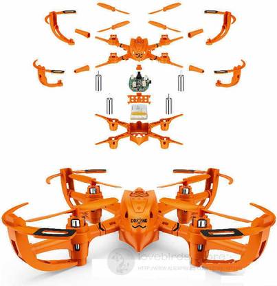 Bidas LARK DIY RC toy 2.4G 6-axis gyro quadcopter kit Children maker culture mini drone Gravity sensor No welding assembly