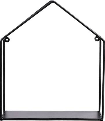 HOME SPARKLE Pentagon Partition Wall Shelf Iron Wall Shelf