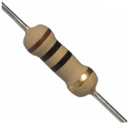 EMERGING TECHNOLOGIES 100 PCS 10 OHM 0.25W CARBON FILM CAPACITOR 1/4W (CFR) Fixed Resistor