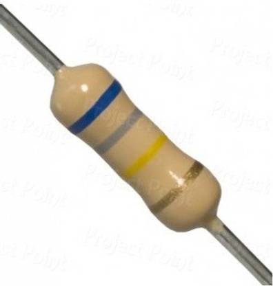 EMERGING TECHNOLOGIES 100 PCS 680K OHM 0.25W CARBON FILM 680K Fixed Resistor