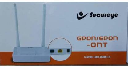 SECUREYE GPON/EPON-ONT(S-XPON-1000-WDONT-R) Router 2.4 GHz 300 Mbps Wifi Speed Single Band Internal & External Antenna Access Point Mode
