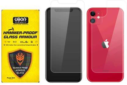 Ubon Front and Back Tempered Glass for Apple Iphone 11