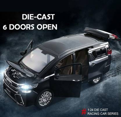 latest radhe 1:32 Diecast Alloy Car Model Toyota Alphard Metal Car Toy For Kids (Multicolor)