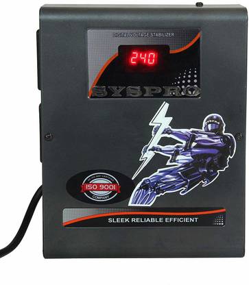 Syspro Computer Shield Plus Voltage Stabilizer for Computer, Laser Printer & Home Theatre Voltage Stabilizer