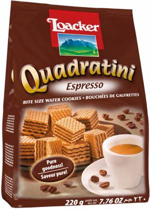 LOACKER Quadratini Espresso- Italy Wafers