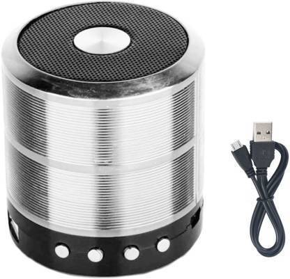 EFTSOON Best Buy WS-887 Popularity Mini Portable Wire/Wireless Metal Body Speaker For {Mobile/Tablet/PC/Laptop} Supper Extra Laud Sound USB ,AUX ,TF ,FM in Built Bluetooth Connectivity, Calling Supported & FM in Built 5 W Bluetooth Speaker 5 W Bluetooth Speaker