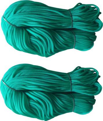 BRIGHT 4mm Green Color Nylon Thread-100 Meters