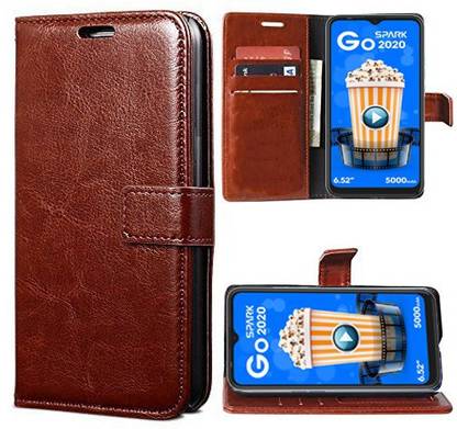 Xtrafit Flip Cover for Tecno Spark Go 2020
