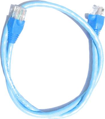 Rentorsa LAN Cable 1 m 1.05 Meters 3.5 feet CAT6 Ethernet LAN Patch Cable Straight Through T568B RJ45