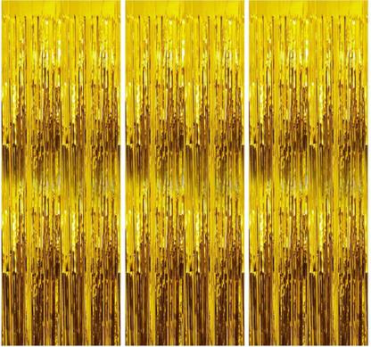 DKND VENTURES Gold Foil curtain