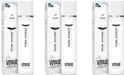 PARK AVENUE Wood_ Deodorant 120 Ml_3 Pcs Body Spray  -  For Men & Women
