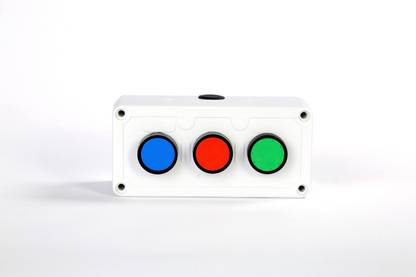 SRP CRANE SRP Plastic Unbreakable 3 way with Push Button Switch Unit 10 A Three Way Electrical Switch