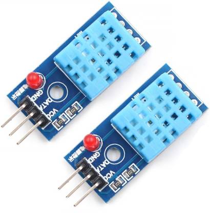 Grahikum DHT11 Digital Temperature & Humidity Sensor Module for Arduino and RPi(Pack of 2) Electronic Components Electronic Hobby Kit