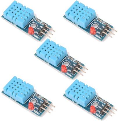 Scriptronics DHT11 Digital Temperature & Humidity Sensor Module for Arduino PACK OF 5 Electronic Components Electronic Hobby Kit