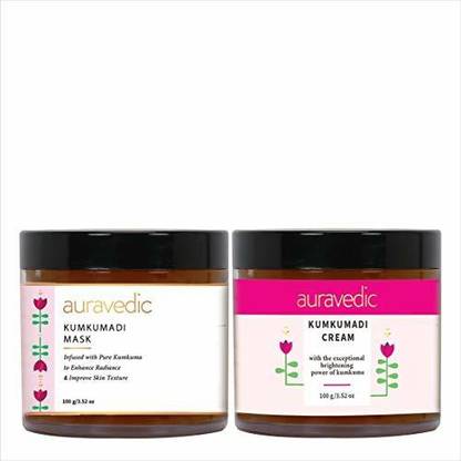 AURAVEDIC Kumkumadi Total Radiance-kumkumadi cream and kumkumadi mask