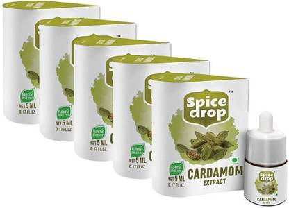 spice drop Cardamom Natural Extract (Elaichi) |for biryani, curries and Beverages Cardamon Liquid Food Essence