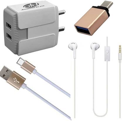 OTD Wall Charger Accessory Combo for Huawei Y9 Prime 2019, Huawei Y9a, Huawei Y9s, Hyve Pryme