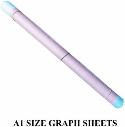 CRAFTWAFT Jumbo graph Graph divisions INCH A1 100 gsm Graph Paper
