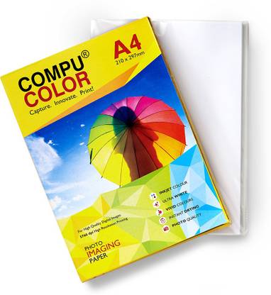 COMPU COLOR COMPUCOLOR SCM Pro Matt Paper 120GSM (A4 size, 100 sheets) Unruled A4 120 gsm Photo Paper