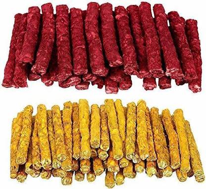 DogTrust Chicken and Mutton Chew Stick Munchies, Combo /2 kg Dog Treat