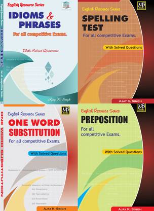 SSC Resource Book(Idioms & Phrases, OWS, Preposition, Spelling Test) By MB Books