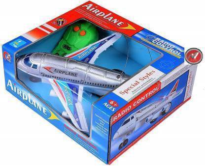 Easy Way Plane Remote Control Aeroplane with Light & Music (Multicolor)