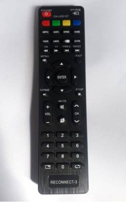simran traders Reconnect 3 Reliance Reconnect LED LCD TV Remote Remote Controller