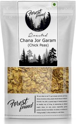 FOREST FOUND Low Fat Black Chana Jor Garam Namkeen Snacks | Roasted Healthy Gujarati Snack