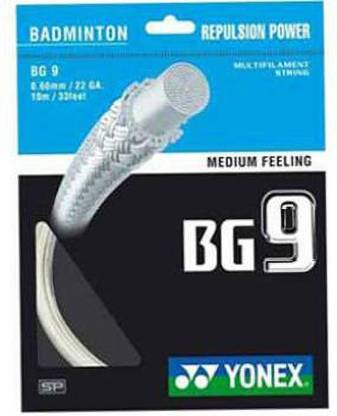 YONEX BG 9 0.66 Badminton String - 10 m