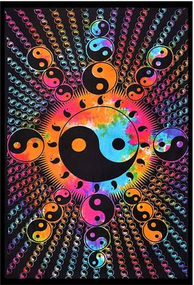 Art World Milti Color Yin-Yang Tapestry Tapestry