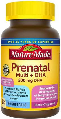 Nature Made Prenatal Plus Dha Softgels - 60 Softgel