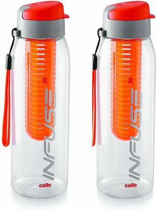 cello Infuse Plastic Water Bottle 800 ml Plastic Shaker
