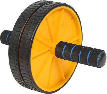 rsp Ab Roller Wheel (2 Wheels) with Knee Pad Core Strength Ab Exerciser MULTICOLOUR Ab Exerciser