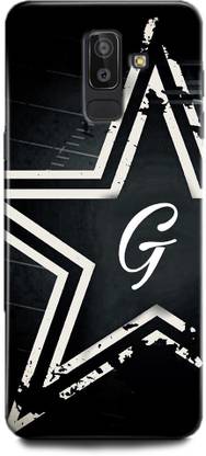 INDICRAFT Back Cover for Samsung Galaxy On8 G, G LETTER, STAR, BLACK, ALPHABET