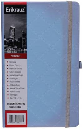 ERIKRAUZ PREMIUM NOTEBOOK A5 A5 Diary Single ruled 192 Pages