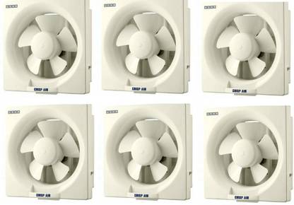 USHA Crisp Air Pack of 6 with 1 Year Warranty 200 mm Exhaust Fan