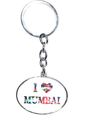 Shopuspro I Love Mumbai keychain & Keyring Key Chain