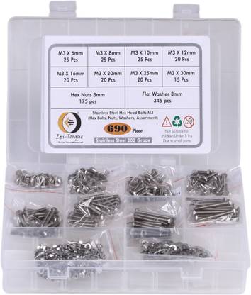 Epi-Torque Nut & Bolt Set SS2HEX3B690
