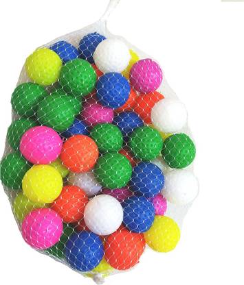 Balaji International Mini Multicolor Plastic Balls for Pool Play for kids pack of 48 balls