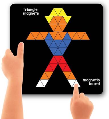 FunZone Magnetic Puzzles: Triangles Sr. - Includes 400 Magnets