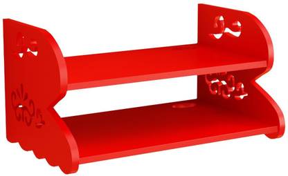 Flipkart Perfect Homes Wooden Set Top Box Stand/DTH Stand/WIFI Router Stand,Wall Mount with Wifi Holder MDF (Medium Density Fiber) Wall Shelf