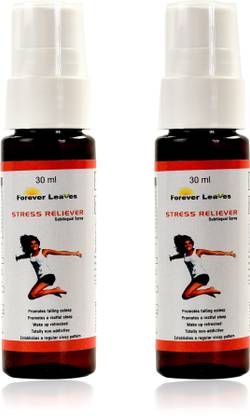 Forever Leaves Stress Reliever Sublingual Spray- Promotes A Deep Restful Sleep