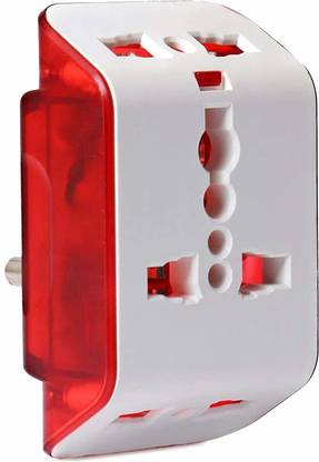 IONIX Universal Multi-Pin with surge & Spike protection Electrical Multiple Socket Plug, 3 Pin Travel Universal Multi Plug Three Pin Plug
