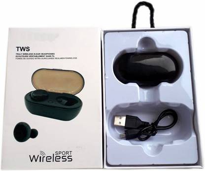 AUDONIC Premium TWS Earbuds L21 Bluetooth v5.0 Wireless Earphones Sports Headphones k1 Waterproof Earpods With Mic With Portable Charging Box For All Smartphones Bluetooth