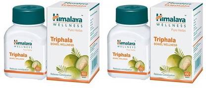 HIMALAYA Triphala Bowel Wellness with Relieves Constipation (120 Tablets)