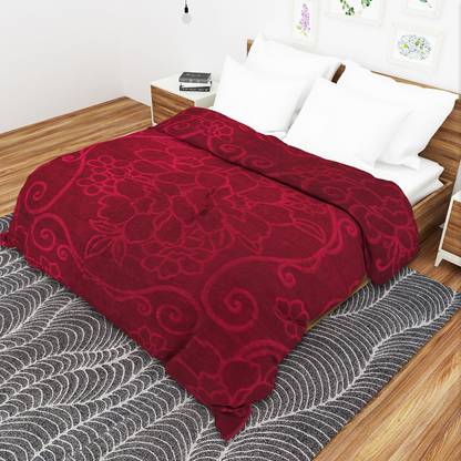 Smartyhub Printed Double Mink Blanket for  Mild Winter