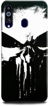 INDICRAFT Back Cover for Samsung Galaxy M40 PUNISHER, SKULL, MONSTER, ANGRY SKULL, HORRAR